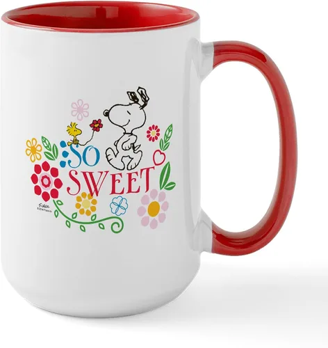 Vista 21 de CafePress SNOOPY Joe Cool - Taza de café de cerámica (15.0 fl oz)