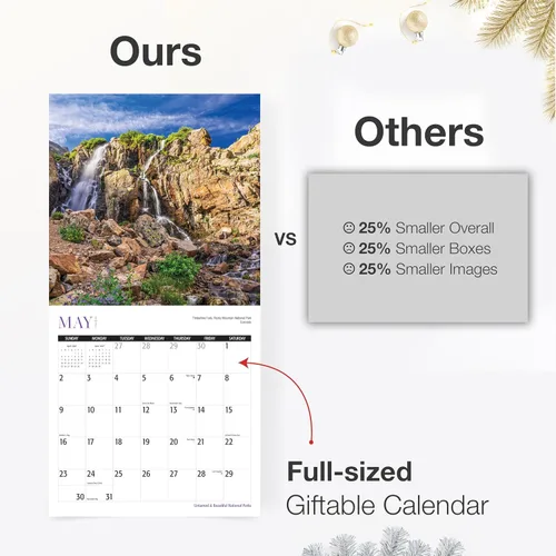 Vista 5 de RED EMBER National Parks - Calendario de pared 2027 de 12 meses 02 - Untamed & Hermosos Parques Nacionales