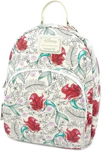 Vista 2 de Loungefly x The Little Mermaid Ariel - Mochila con impresión de todo el mundo