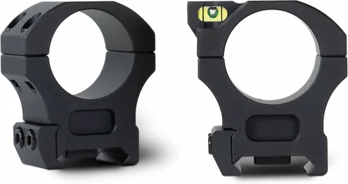 Vista 16 de Monstrum Next Level Scope Rings with Integrated Level Bubble and Anti-Recoil Lugs Available in 1 inch, 30 mm, and 34 mm Diameter