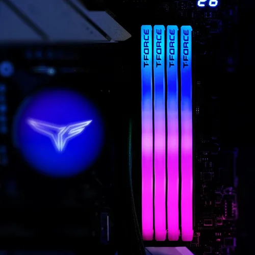 Vista 20 de TEAMGROUP T-Force Delta RGB DDR5 Ram 32 GB Kit (2 x 16 GB) 7200 MHz (PC5-57600) CL34 Módulo de memoria de escritorio Ram (blanco) para chipset serie