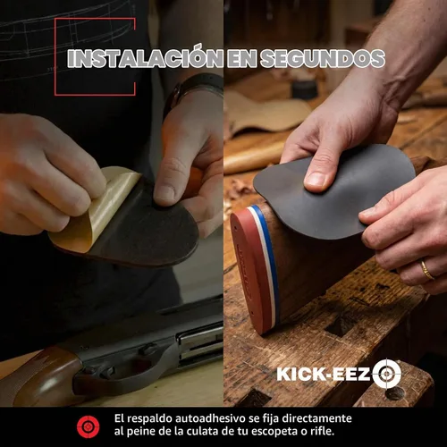 Vista 5 de KICK-EEZ Cheek-EEZ Protector de Mejilla Grueso Almohadilla de Retroceso y Apoyo para Escopeta o Rifle