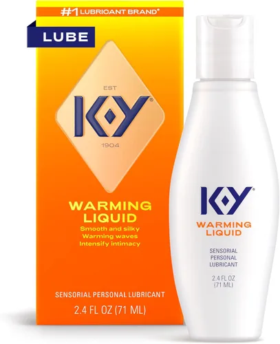 Vista 8 de K-Y Warming Jelly - Lubricante personal (2.5 onzas), lubricante de calentamiento no graso prémium para mujeres, hombres y parejas