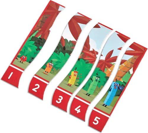 Vista 4 de Learning Resources Numberblocks - Juego de rompecabezas de secuenciación, rompecabezas de números, rompecabezas de matemáticas, 10 rompecabezas