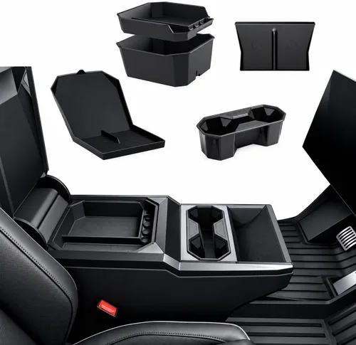 Vista 10 de Organizador de consola central para Tesla Model Y Juniper 2025