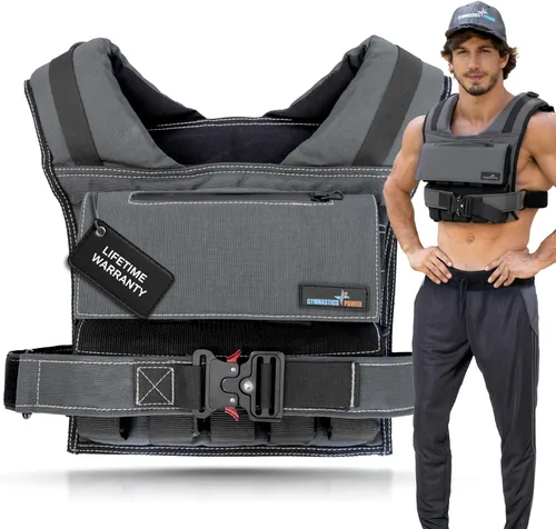 Vista 11 de Weighted Vest Adjustable for Men and Women – Workout Weight Training Vest for Fitness, Running, Strength, Exercise & Cross Training