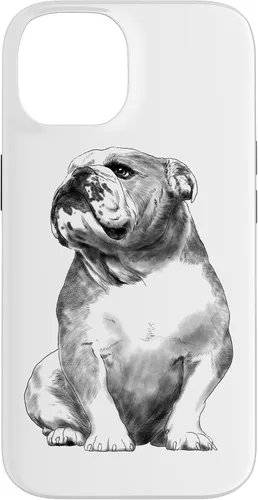 Vista 4 de Funda para iPhone 17 de Bulldog Inglés con diseño de perro