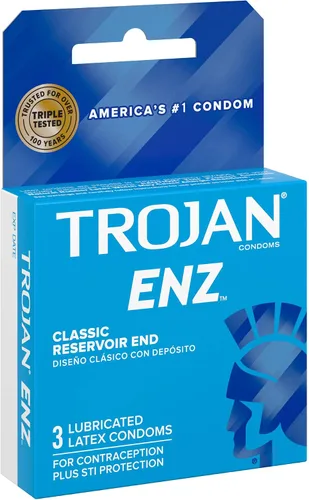 Vista 8 de Trojan Preservativos lubricados ENZ, 3 unidades (paquete de 6)