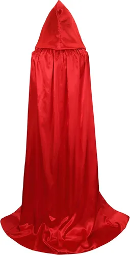 Vista 2 de Unisex Hooded Halloween Christmas Cloak Costumes Party Cape