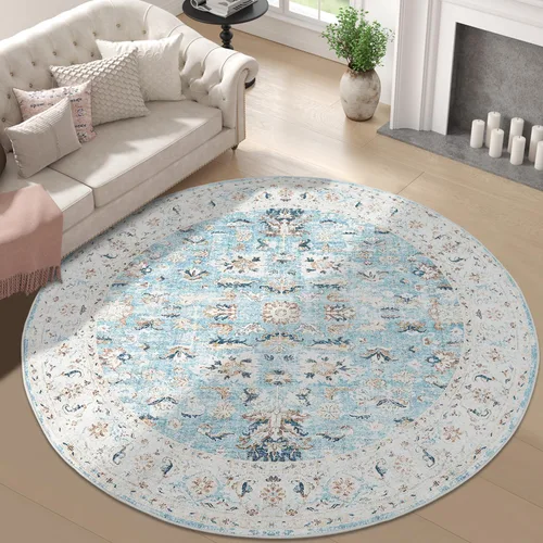 Vista 36 de jinchan Alfombra de entrada de 2 x 3 pulgadas, lavable, diseño floral vintage, tapete pequeño para interiores, bohemio, ligero, delgado