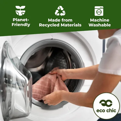 Vista 6 de ECO CHIC Bolsas plegables reutilizables para comestibles, bolsa de compras ligera, reciclada y reutilizable, bolsa plegable impermeable Gafas Gatos