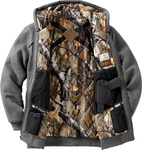 Vista 4 de Legendary Whitetails Sudadera con capucha con aislamiento de protección de transporte oculto para hombre