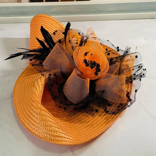 Vista 6 de L'ouve Tocado vintage para niñas, sombreros de fiesta de té para mujer, sombrero de pastillero de los años 20 y 50