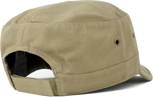 Vista 3 de Trendy Apparel Shop - Gorra de estilo militar (tamaño XXL), diseño de la parte superior plana
