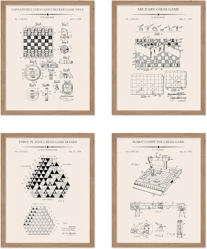 Vista 40 de Poster Master Póster de juguete de construcción de 2 piezas, estampado de patente de bloques de construcción, arte de minifigura, diseño