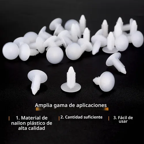 Vista 7 de 210 piezas de clips de sujeción para parachoques de coche, clips de sujeción de 1" para parachoques de coche para barrera de vapor, clips