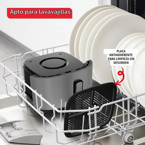 Vista 6 de T-fal Freidora de aire digital Easy Fry Max de 5.3 cuartos de galón: 10 programas de cocción versátiles, pantalla táctil intuitiva, cesta apta