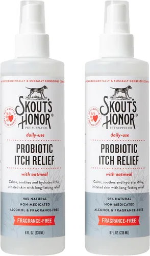 Vista 12 de SKOUT'S HONOR Champú probiótico para aliviar la picazón para perros, 16 oz Champú para aliviar la picazón