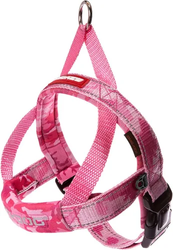 Vista 14 de Arnés ajustable para perro de EzyDog, XXS, Negro Fast One-Click Buckle, Adjustable Fit, Strong Reinforced Materials, Reflective Stitching, No Pull