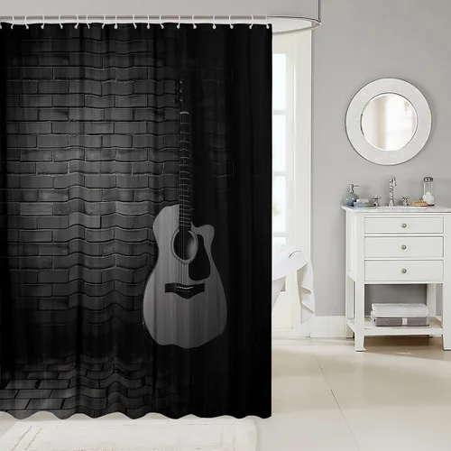Vista 131 de Feelyou Cortina de ducha con diseño de gato para decoración de baño, bonita cortina de baño para puestos de bañeras, accesorios de baño divertidos