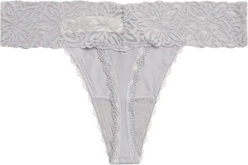Vista 6 de Lucky Brand Women's Underwear - 5 Pack Microfiber Stretch Lace Thong Panties (S-XL)