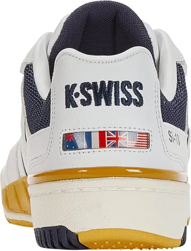 Vista 4 de K-Swiss Tenis SI-18 Rival para hombre, BlancoBlanco