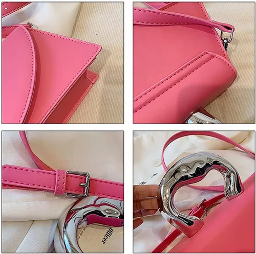Vista 6 de Bolso pequeño de color plateado, bolsos cruzados, bolsos de noche Y2K, bolso de mano para mujer, bolsos de hombro, bolsa de mano para mujer 2023