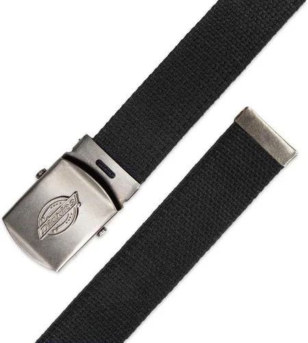 Vista 5 de Dickies mens Fabric Web Plaque Logo Buckle Belt - One Size Cut-to-fit- Fits Up to Size 42" Waist