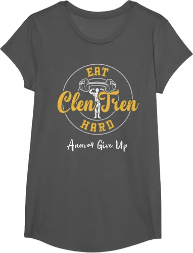 Vista 41 de Culturismo: Comer Clen Tren Hard Anavar Give Up - Camiseta de gimnasio, Negro