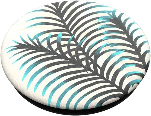 Vista 3 de PopSockets: PopGrip - Soporte extensible y agarre con una parte superior intercambiable para teléfonos y tabletas, Pacific Palm, resistente al agua