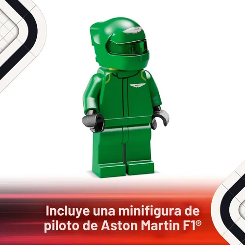 Vista 4 de LEGO Speed Champions Aston Martin Aramco F1 AMR24 - Juego de construcción para niños, niños y niñas, a partir de 10 años, auto de juguete