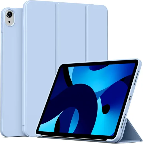 Vista 9 de Funda para iPad (A16) de 11ª generación de 11 pulgadas 2025/iPad de 10.9 pulgadas 2022, encendido y apagado automático, compatible con Touch ID