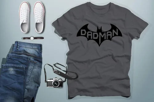 Vista 4 de CBTWear Dadman - Super Dadman Bat Hero Funny Premium - Camiseta para hombre