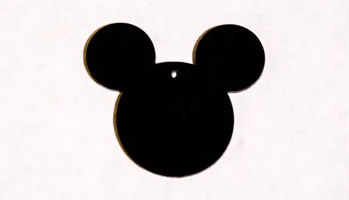 Vista 2 de 25 LLAVEROS ACRÍLICOS EN BLANCO MICKEY MOUSE TRANSPARENTE 18" DE ESPESOR (OPCIONAL LLAVERO)