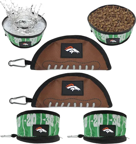 Vista 30 de Pets First NFL - Tazón plegable para mascotas