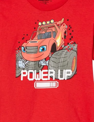 Vista 2 de Nickelodeon Blaze & The Monster Machines - Juego de 2 camisetas para niños pequeños