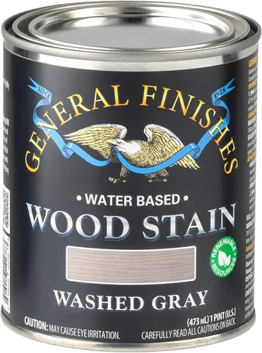 Vista 71 de General Finishes Tinte para madera a base de agua, 1 cuarto de galón, negro