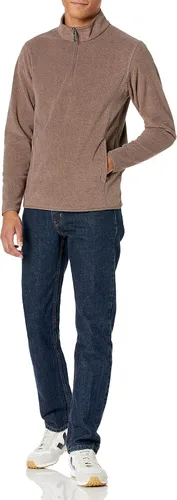 Vista 4 de Tienda Essentials Men's Quarter-Zip Polar Fleece Jacket