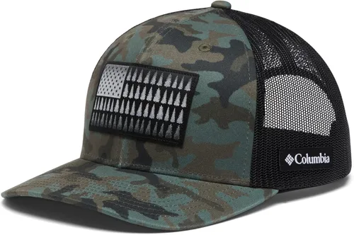 Vista 3 de Columbia Tree Flag Mesh Snap Back-High Crown