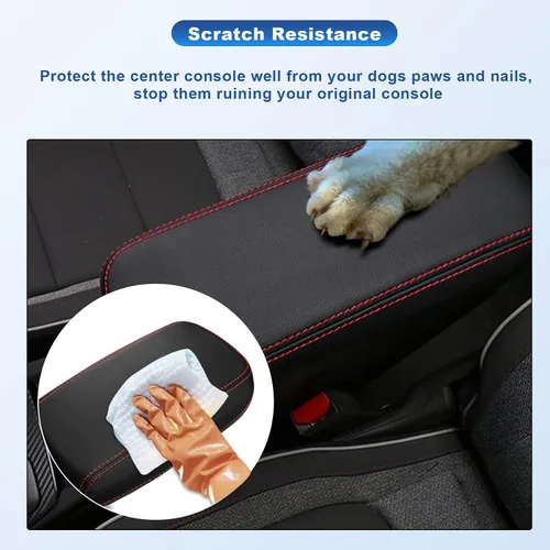 Vista 3 de CDEFG Funda de consola central para Chevy Trailblazer 2021-2024 2025, almohadilla de consola, accesorios para el interior del automóvil, funda