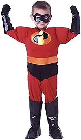 Vista 2 de Disfraz de Halloween de Dash para niños talla mediana 7-8