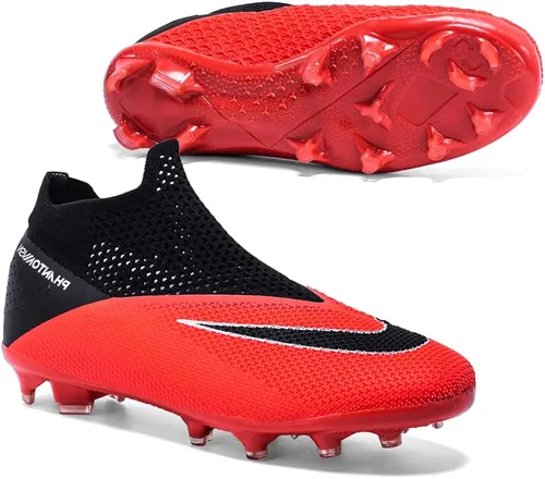 Vista 2 de Zapatos de fútbol para hombre transpirables para atletismo botas de fútbol para exteriores para entrenamiento de césped firme