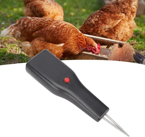 Vista 2 de Desplumador eléctrico portátil de pollo, máquina de desplume de aves de corral de mano con potente motor, desplumador de pollo impermeable, pequeña
