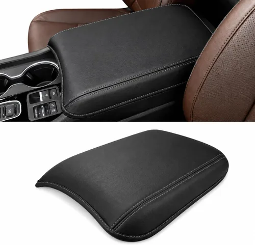 Vista 24 de Accesorios interiores personalizados para Lexus RX350 2010 2011 2012 2013 2014 2015 Cubierta de caja de reposabrazos tapa de consola central, cojín