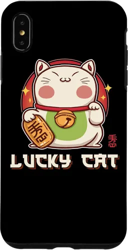 Vista 11 de Funda para iPhone 16 Maneki Neko Waving Cat Lucky Feline Lucky Kawaii Anime