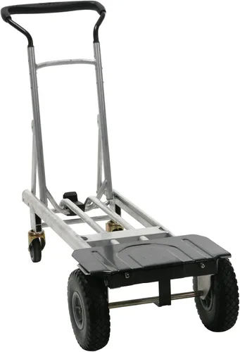 Vista 8 de Cosco Carro de mano/carro/plataforma plegable 3 en 1 serie con ruedas planas Negro