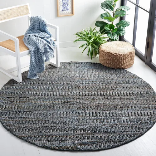 Vista 38 de SAFAVIEH Natural Fiber Collection - Alfombra decorativa de 2 x 3 pies, color lejía, yute hecho a mano, diseño trenzado tejido, ideal para entrada