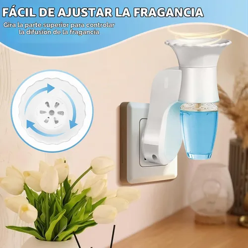 Vista 2 de FIRIK WallFlower - Enchufe de fragancia de pared compatible con recambios de flores de pared de Bath and Body Works, certificado ETL, accesorios