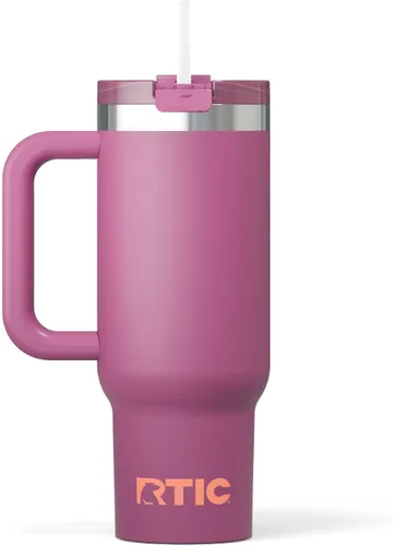 Vista 40 de RTIC Vaso Tumbler de Viaje por Carretera de 30 oz con Doble Pared Revestido de Cerámica Aislado Taza Portátil de Café de Viaje de Acero Inoxidable