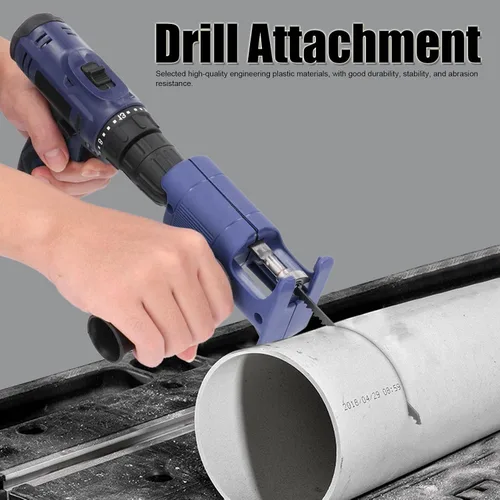 Vista 6 de Sierra recíproca inalámbrica de iones de litio con mango ergonómico y 3 cuchillas para poda, madera, plástico, ramas de corte de metal y proyectos